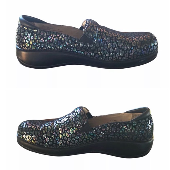 Alegria Keli Pro Jacinta Oil Iridescent Clog Shoes Women’s 39 - Picture 3 of 12